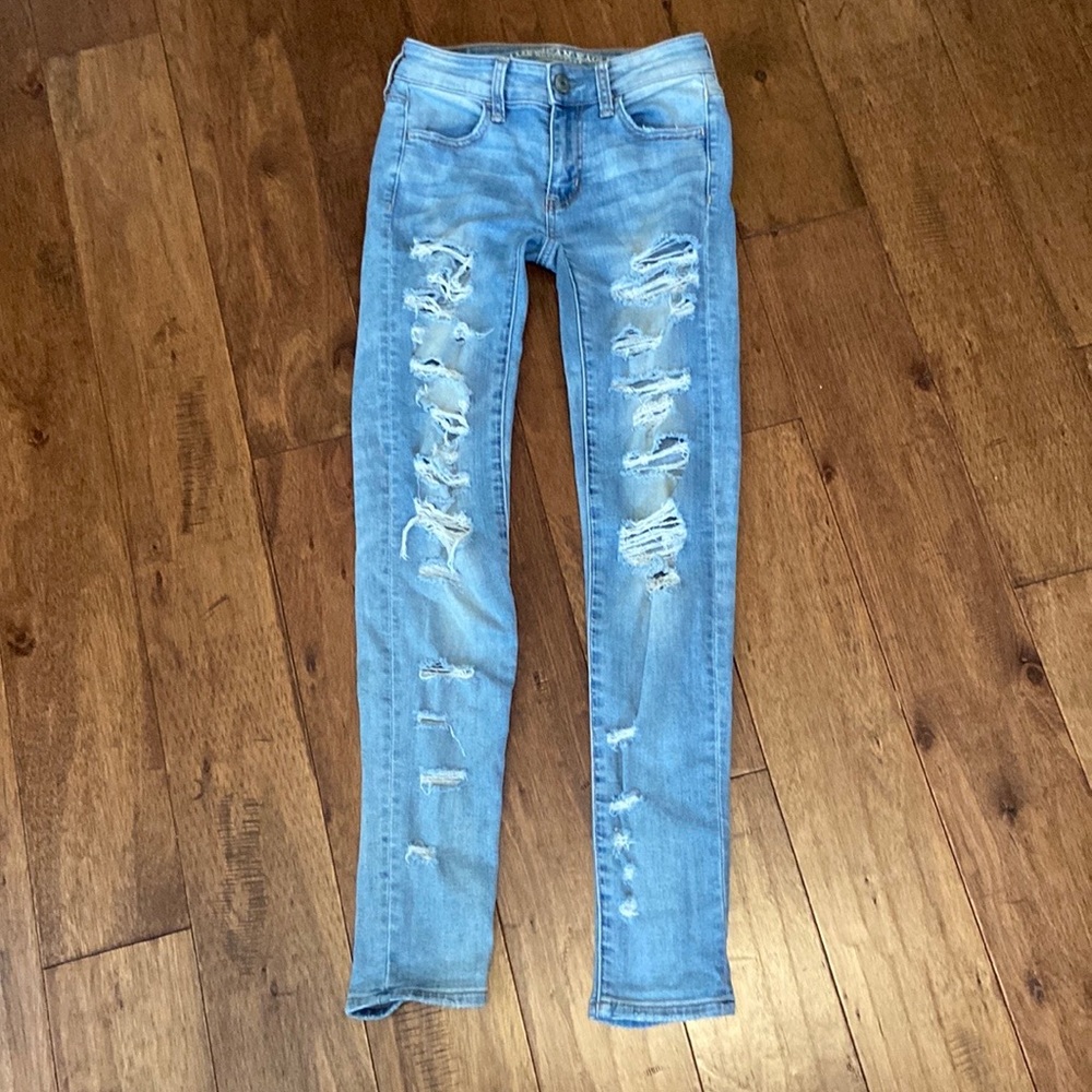 American Eagle super stretch jeans